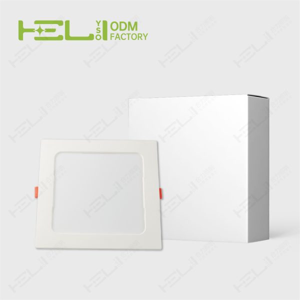暗装方形_224×224×28mm_8寸-20W-90LED-6500K