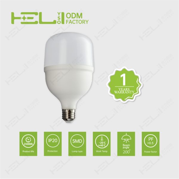 TP柱形灯/DB1年品质-2/165-265V//165-265V/50HZ/-20℃~40℃/0.5/DOB/开关恒流/塑包铝+PP罩/40W±15%/0.5/3500Lm±10%/Ra80/6000K/40LED/E27//JDE-T115(PP中罩）/115x144mm非阻燃 - 图片 3