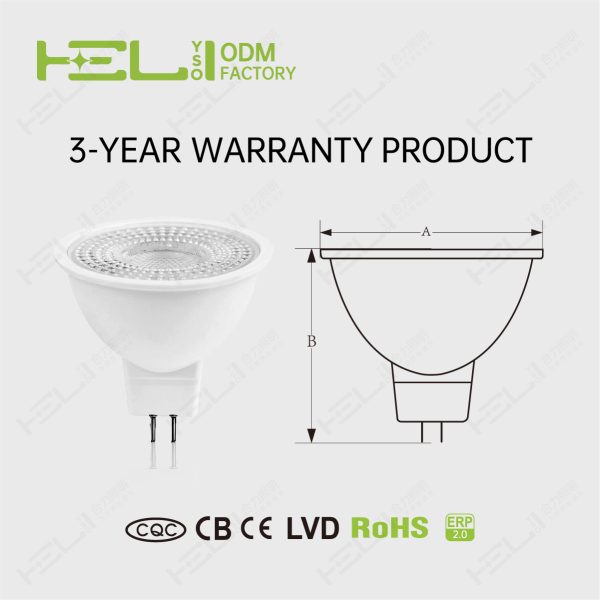 SD/MR16-100°/100°/210-230/LI-DOB/0.5/塑包铝+PC拱盖/5/450/860/8LED/MR16/MR16-50-46/50×46mm/F - 图片 5