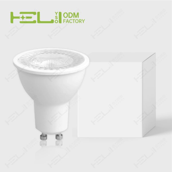 SD-OTP125℃/GU10-38°/165-265V//50/60HZ/-20℃~40℃/0.5/DOB/开关恒流/15000H/38°/塑包铝+PC透镜/7W±10%/0.5/630Lm±10%/Ra80/6000K/9LED/<6/GU10//GU10-50-53/50×55 - 图片 5