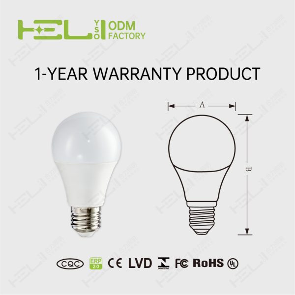 AP/PT1年品质-3/230V//230V/50HZ/-20℃~40℃/0.5/DOB/线性恒流/10000H/500V/220°/塑包铝+PC罩/光效：80/频闪：是/7W±10%/0.5/600Lm±10%/Ra80/6500K/7LED/E27//HL-A58/58×106mm非阻燃 - 图片 5