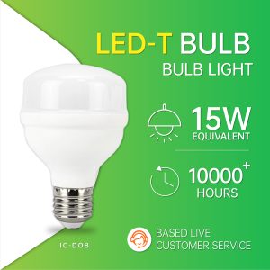 TP  柱形灯/ZD4/100-265/IC-DOB/0.5/塑包铝+PP罩/15/1350/860/14LED/E27/JD-T70（PP中罩）/70×106mm/F