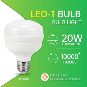 TP  柱形灯/ZD4/100-265/IC-DOB/0.5/塑包铝+PP罩/20/1800/860/18LED/E27/JDE-T80(PP中罩）/80x112mm/F