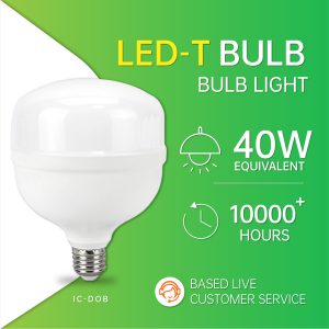 TP  柱形灯/ZD4/100-265/IC-DOB/0.5/塑包铝+PP罩/40/3600/860/40LED/E27/JDE-T120(PP中罩）/120x160mm/F