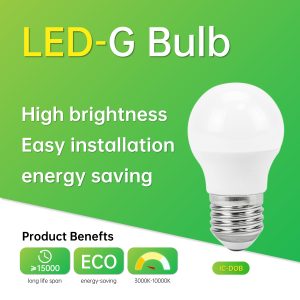 GP灯/DB/100-265/IC-DOB/0.5/塑包铝+PC罩/5/450/860/7LED/E27/G45-80-E27/45×80mm/F